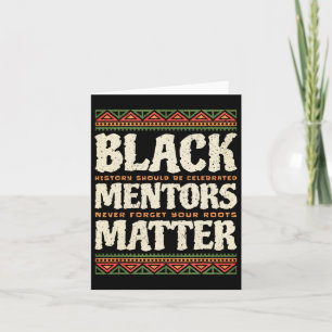 Mentors der schwarzen Geschichte Problem Afrikanis Karte