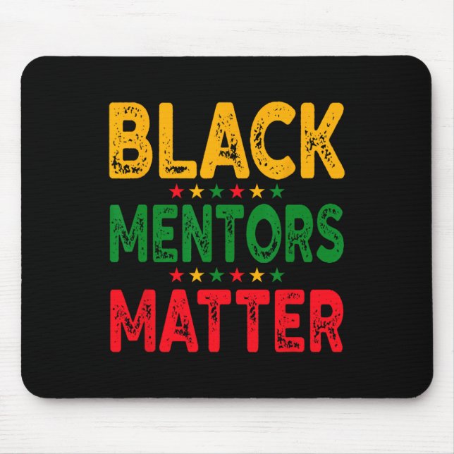 Mentors der schwarzen Geschichte Problem Afrikanis Mousepad (Vorne)