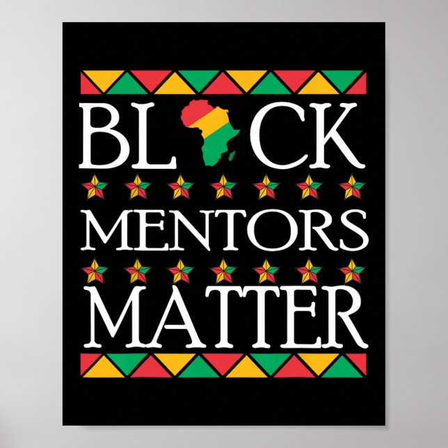 Mentors der schwarzen Geschichte Problem Afrikanis Poster (Vorne)