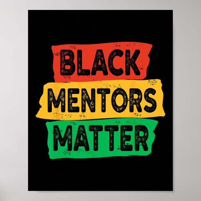Mentors der schwarzen Geschichte Problem Afrikanis Poster (Vorne)