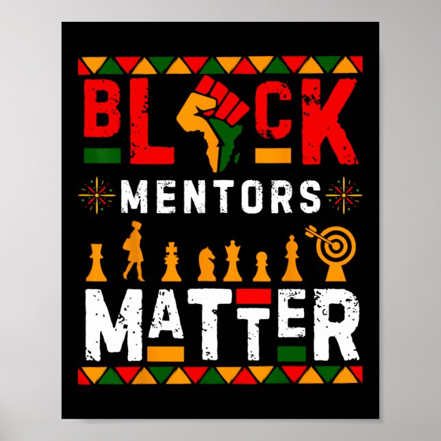 Mentors der schwarzen Geschichte Problem Afrikanis Poster (Vorne)