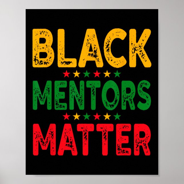 Mentors der schwarzen Geschichte Problem Afrikanis Poster (Vorne)