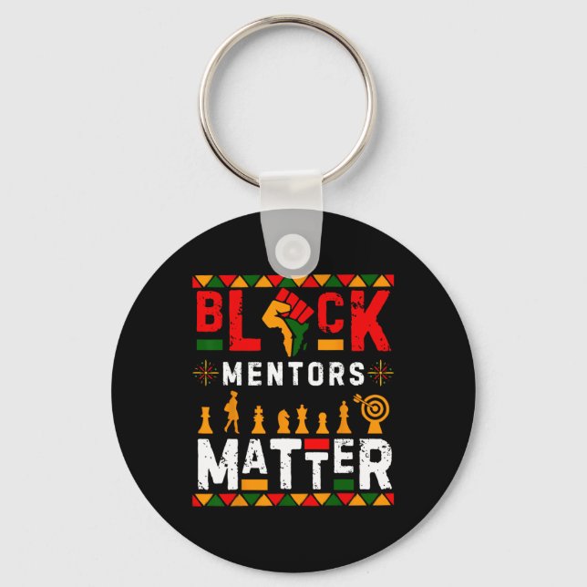 Mentors der schwarzen Geschichte Problem Afrikanis Schlüsselanhänger (Vorderseite)
