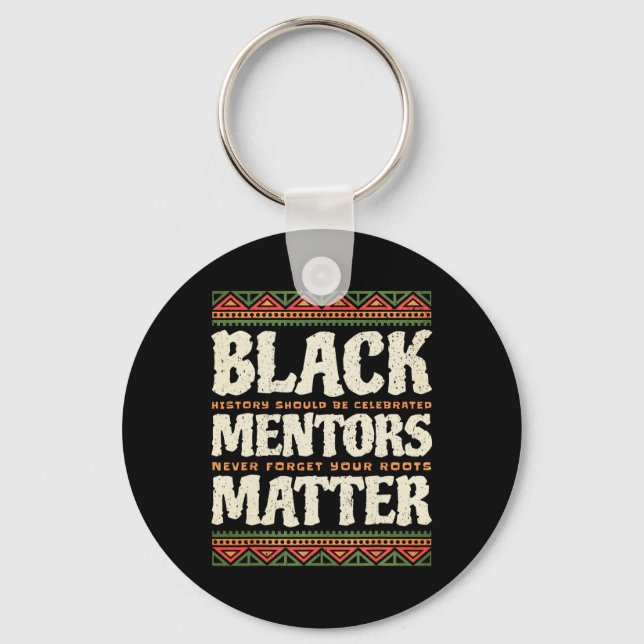 Mentors der schwarzen Geschichte Problem Afrikanis Schlüsselanhänger (Vorderseite)