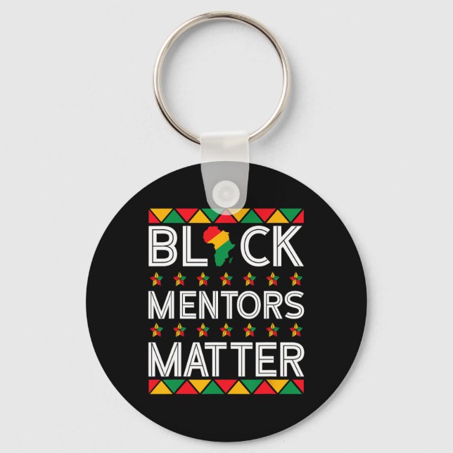 Mentors der schwarzen Geschichte Problem Afrikanis Schlüsselanhänger (Vorderseite)