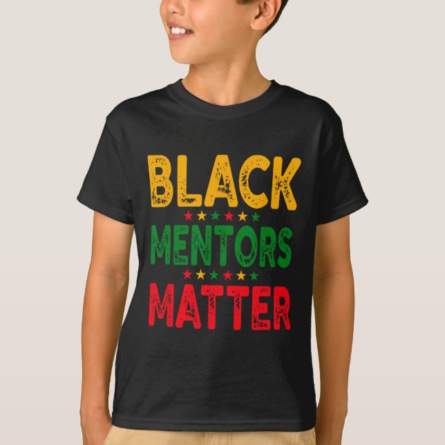 Mentors der schwarzen Geschichte Problem Afrikanis T-Shirt (Vorderseite)