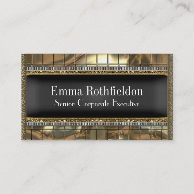 Mentorsteen elegantes 3,5" x 2" beruflich visitenkarte (Vorderseite)