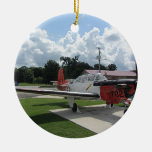 Mentortrainer Zweiter Weltkrieg US-Marine-T-34 Keramik Ornament