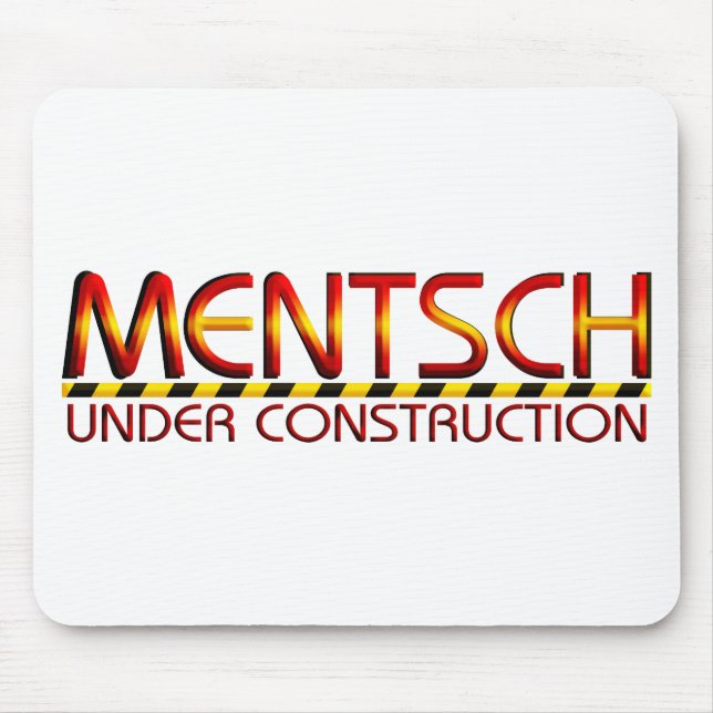Mentsch Mousepad (Vorne)
