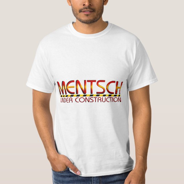 Mentsch T-Shirt (Vorderseite)