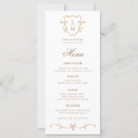 Menü "Barock Monogram Dinner"