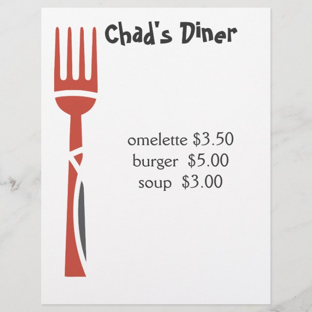 Menü Catering (Vorderseite)