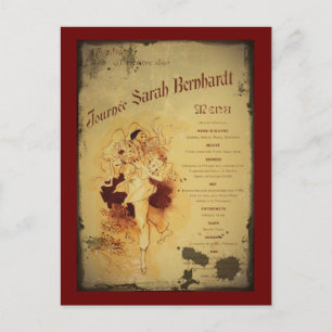 Menü de la Journee (Menü) Postkarte