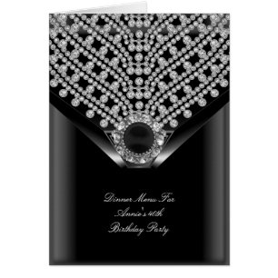 Menü für Annie Card