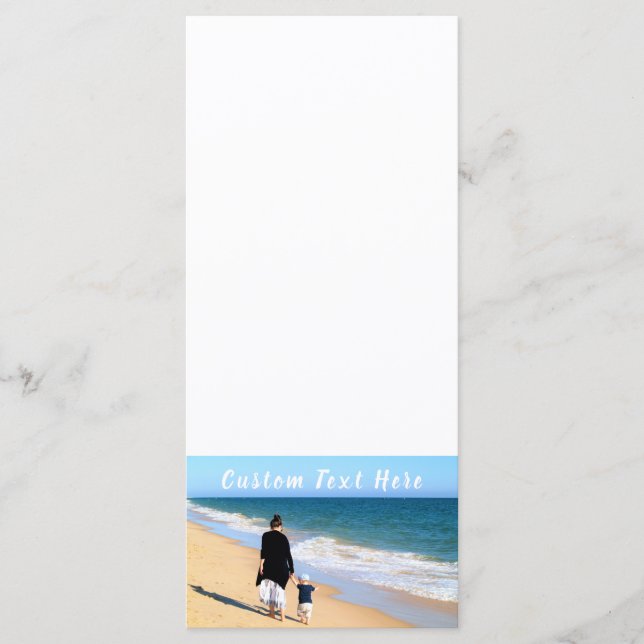 Menü für benutzerdefinierte Foto mit Ihren Fotos u Menükarte (Vorderseite)