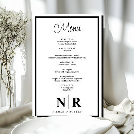 Menü für benutzerdefinierte Probe-Abendessen für H