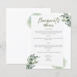 Menü für Hochzeiten und Geburtstage
