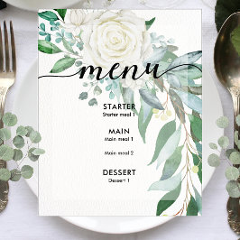 Menü für Veranstaltungen mit White Rose Custom Wed