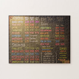 Menü im Coffee Shop - 11x14 - 252 Stk. Puzzle