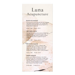 Menü "Massage Akupunktur Wellness-Center Price Lis