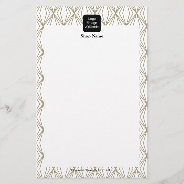 Menü "Modern Geometry Pattern" (Vorne)