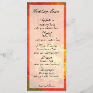 Menü "Poppen" Menükarte