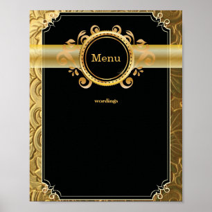 Menü Poster