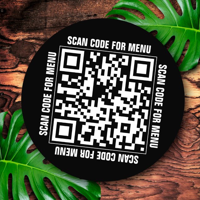 Menü QR Code Restaurants Stickers (Von Creator hochgeladen)