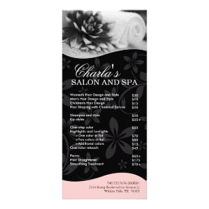 Menü "Salon and Wellness-Center Service"