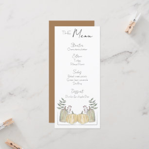 Menü - Thema Herbst