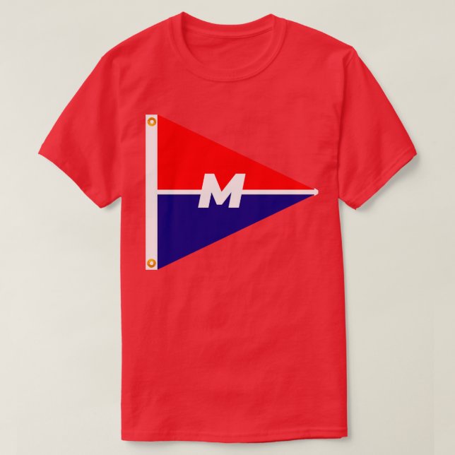 MenunketeYacht Club Burgee TShirt (Design vorne)