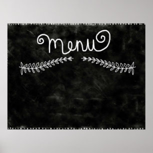 Menüposter Poster