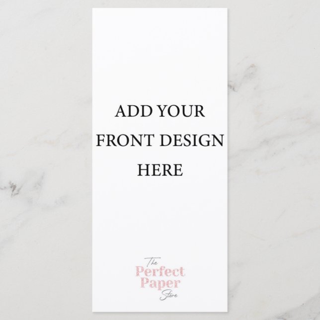 Menüvorlage (4 x 9) menükarte (Vorderseite)