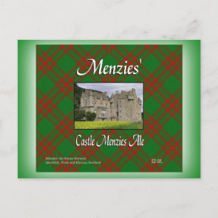 Menzies' Castle Menzies Ale Postkarte
