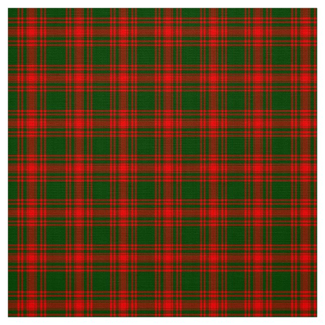 Menzies Green Modern Tartan Stoff (Muster)