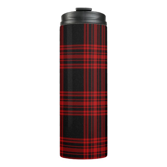 Menzies Hunting Tartan Scottish Kariert Pattern Thermosbecher (Vorderseite)