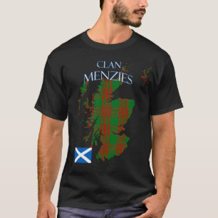 Menzies Scottish Clan Tartan Scotland T-Shirt
