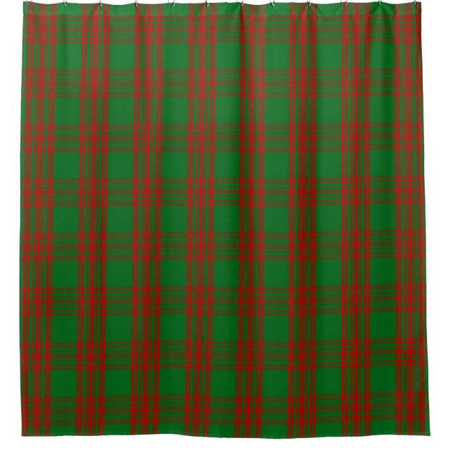 Menzies Tartan Duschvorhang (Vorderseite)