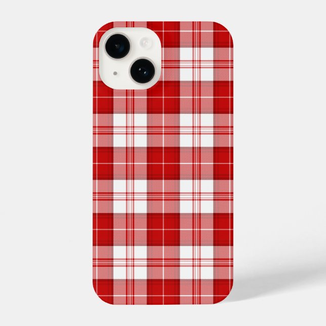 Menzies Tartan kariert iPhone Hülle (Rückseite)