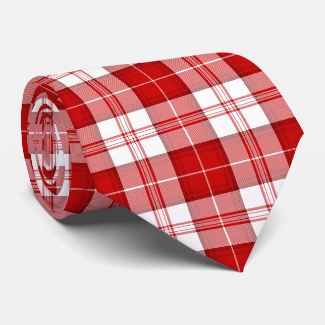 Menzies Tartan kariert Krawatte (Gerollt)