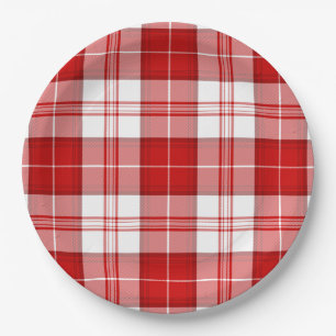 Menzies Tartan kariert Pappteller