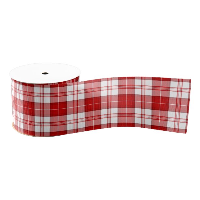 Menzies Tartan kariert Ripsband (Spule)