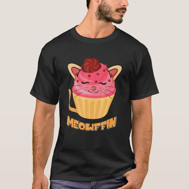 Meoffin Katze Muffin T-Shirt (Vorderseite)