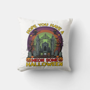 Meon Einige Halloween-Friedhofstor-Monster-Kürbis Kissen