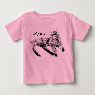Meow-Abnutzung für Kinder Baby T-shirt