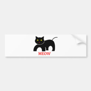 Meow Autoaufkleber