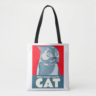 "Meow" bedeutet, in einem lustigen Zitat zu arbeit