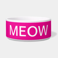 Meow Cat Bowl