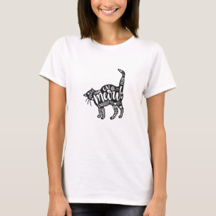 Meow Cat Lover Women's Shirt - Niedlich und einfac