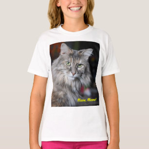 Meow Cat Portrait T-Shirt